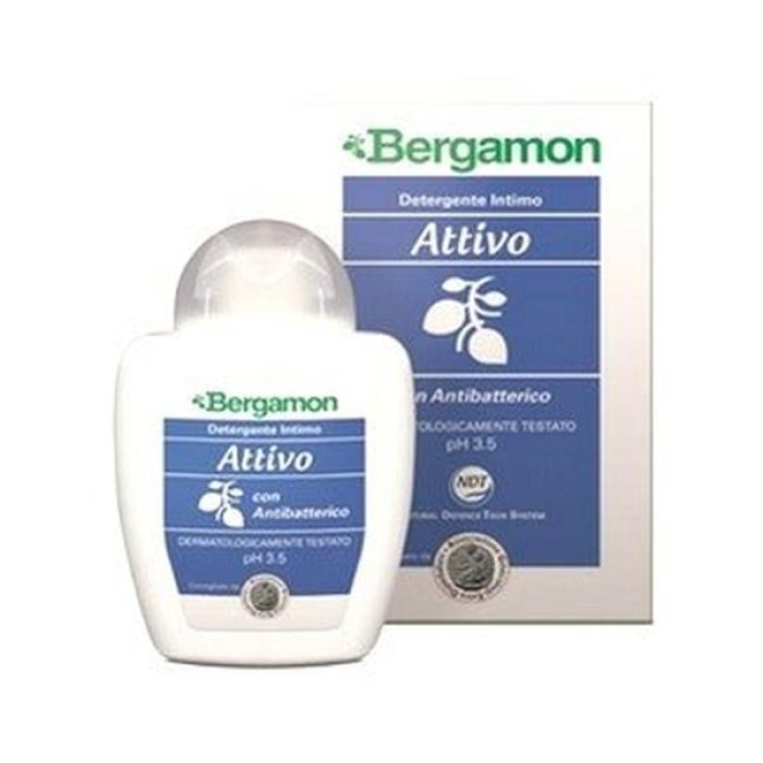 Polifarma Benessere Bergamon - Detergente Intimo Attivo con Antibatterico 200 ml