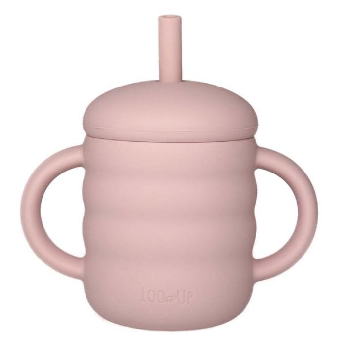 J Bimbi Bfree Sippi 1 rosa - bicchiere antigoccia per bambini 4 mesi+