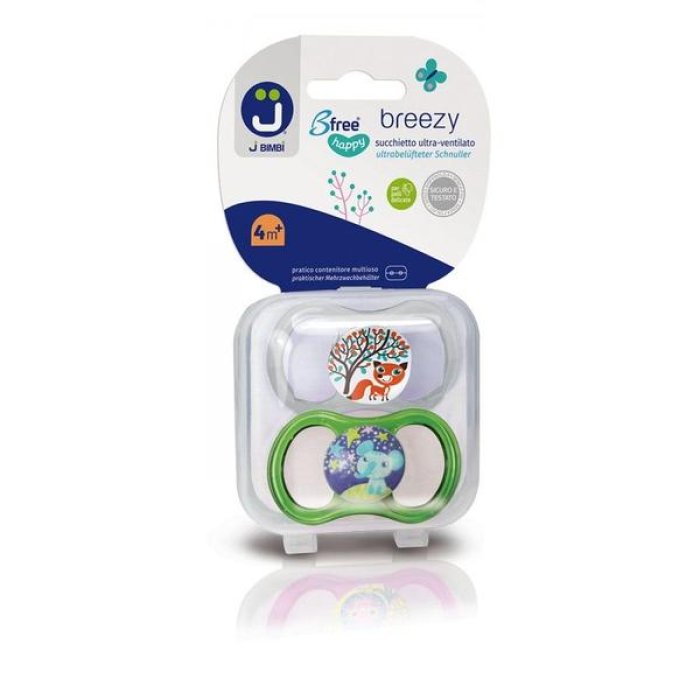 J Bimbi Set 2 Succhietti in Silicone Viola 4+ Mesi per Neonati e Bimbi