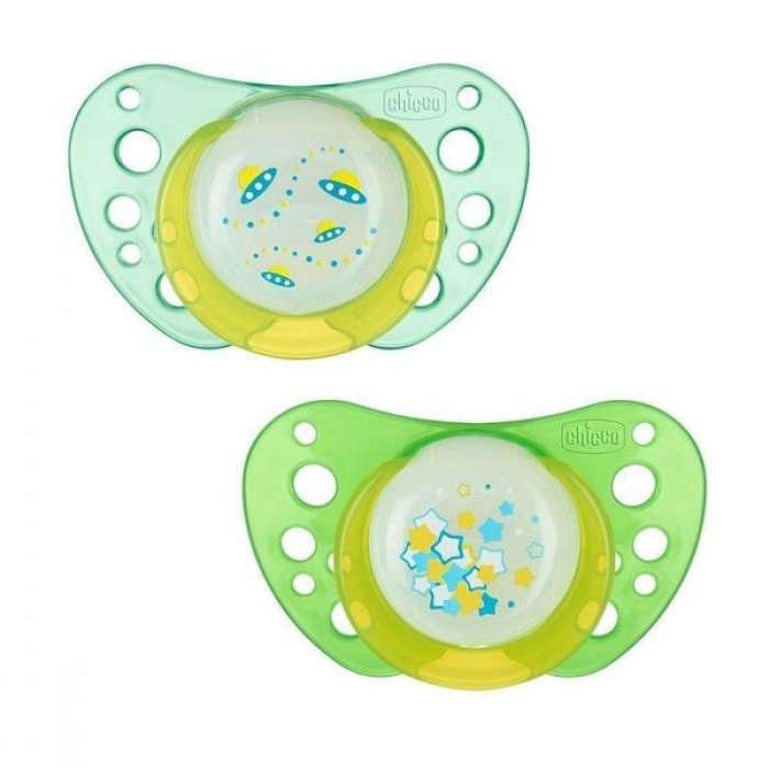 J BIMBI Bfree BH 4+ mesi 2 pezzi verde/turchese - succhietti anatomici per bambini