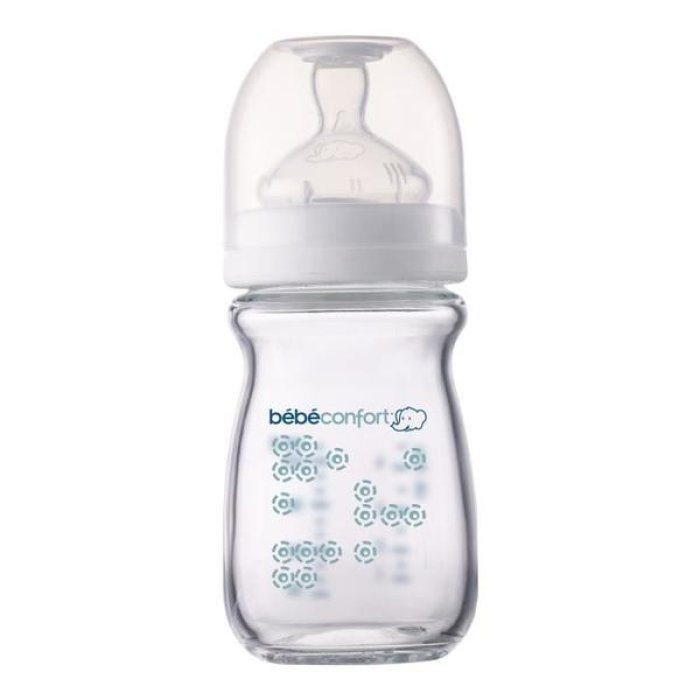Bebe Confort Biberon In Vetro Da 130 Ml Tettarella In Silicone T0 Sweet Bunny