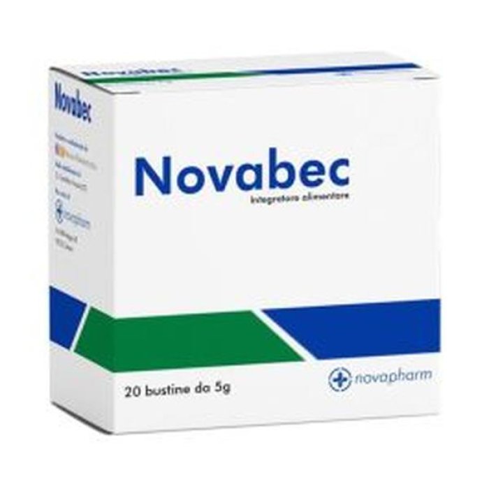 Novabec 20 bustine 5 g - integratore tonico multivitaminico in bustine