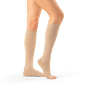 Gloriamed Evo 162 Cotton Gambaletto Lungo Calza Elastica a Compressione Graduata Uomo Donna