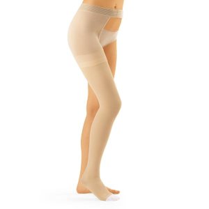 Gloriamed Evo Calza Elastica Monocollant per Gamba Destra a Compressione Graduata Terapeutica