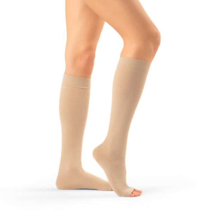 Gloriamed Evo 162 Gambaletto Lungo Beige Taglia M/L - Calza Elastocompressiva 18-20 mmHg