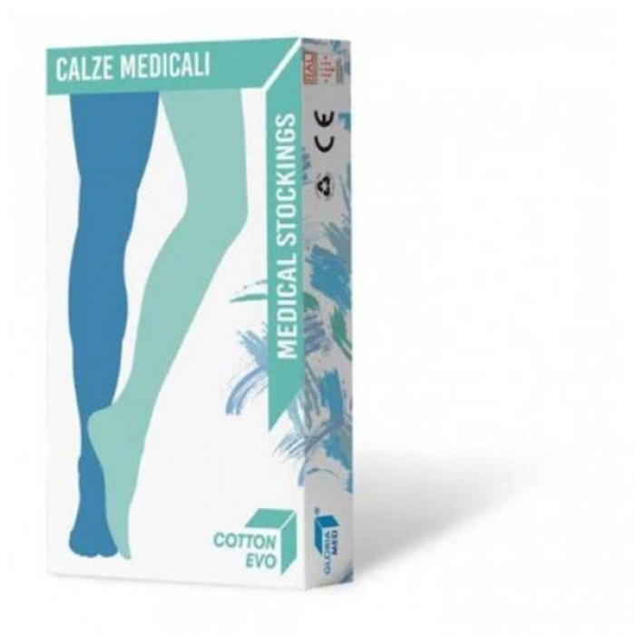 Gloriamed Evo 262 gambaletto a compressione graduata classe 2 23-32 millimetri di mercurio calze elastiche medicali uomo donna