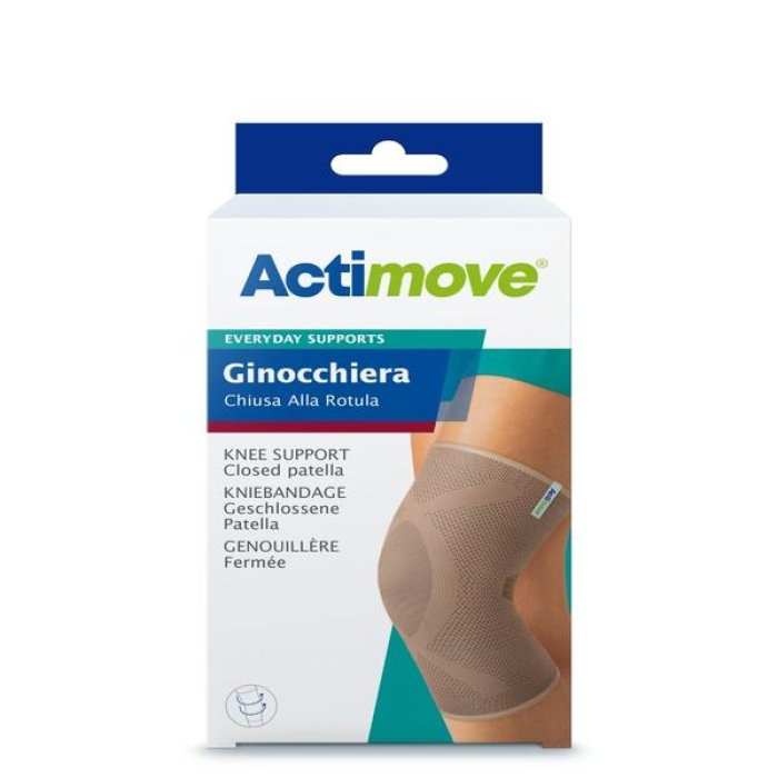 Cura Active Ginocchiera Elastica Taglia M – Supporto per Ginocchio, Sostegno Articolare e Protezione per Attività Sportive