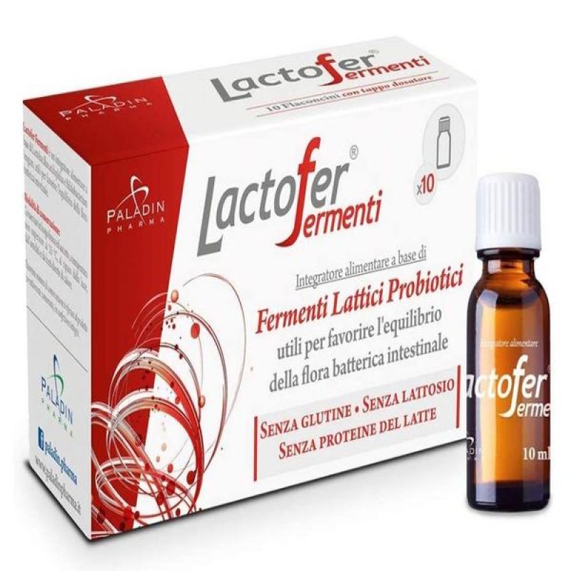 Zen Pharma Lactozen Integratore Di Fermenti Lattici E Vitamine 10Flaconcini