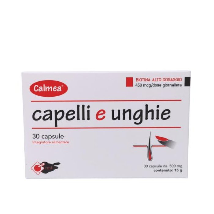 Calmea Capelli e Unghie 30 capsule - integratore per capelli e unghie