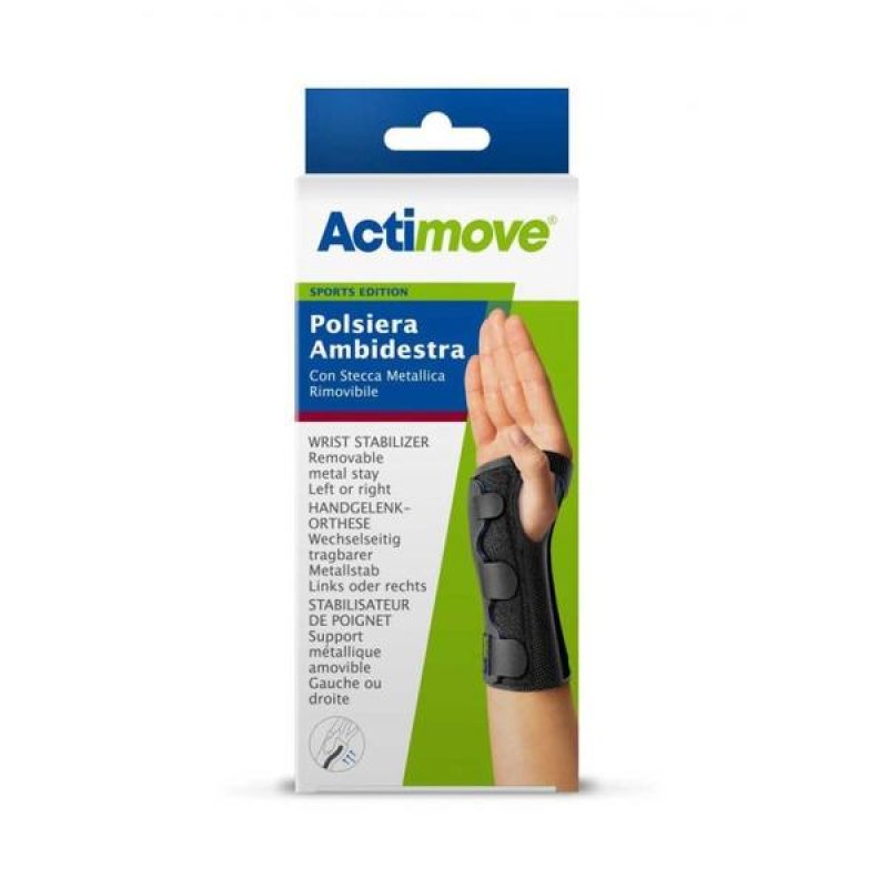 Actimove Sports gomitiera/polsiera S - supporto elastico sportivo per polso ambidestro