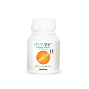 Lisavin C Integratore di Vitamina C 60 Compresse per Sostenere le Difese Immunitarie e Ridurre Stanchezza e Affaticamento