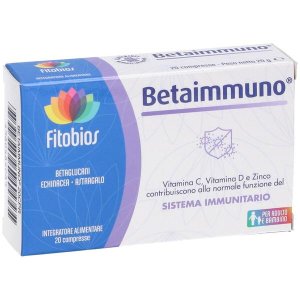 Fitobios Betaimmuno - Integratore Alimentare Sistema Immunitario 20 Compresse