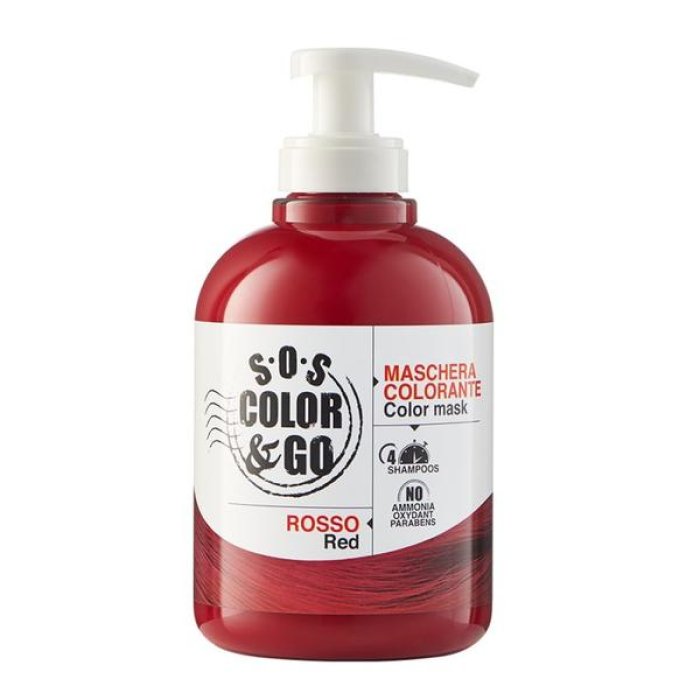 Sos Color & Go Maschera Colorante Viola 980631269 per Capelli Colorati e Ravvivati