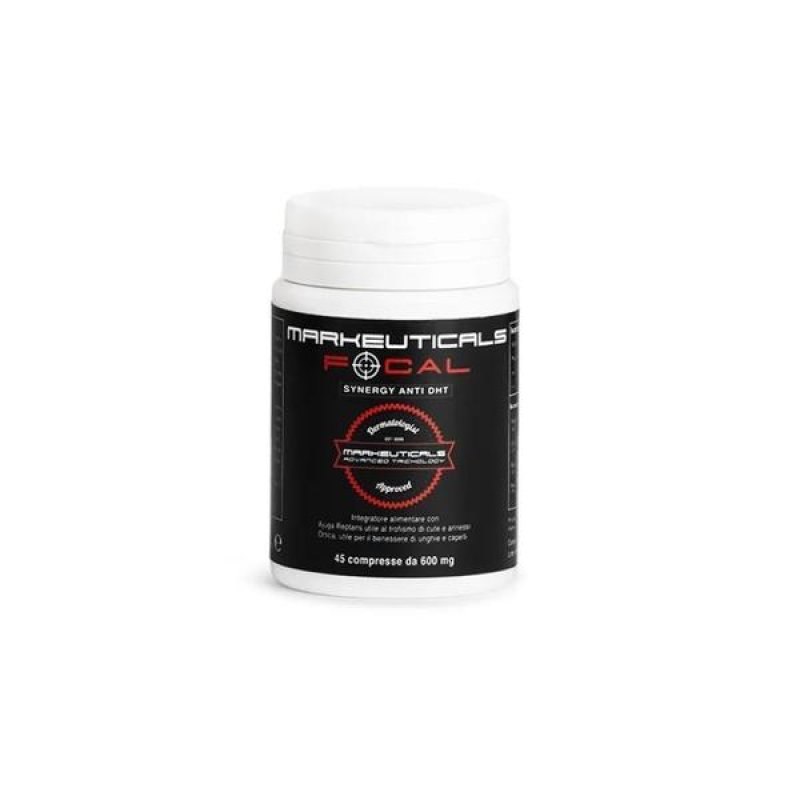 Markeuticals Focal Anti Diidrotestosterone 45 Compresse Integratore Capelli Anticaduta Rinforzante Uomo Donna