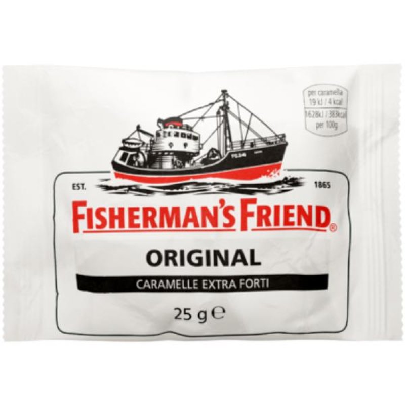 Fisherman’s Friend Original Caramelle Balsamiche alla Menta Forte per Gola e Respiro 25 g