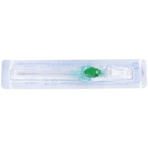 Ago Cannula Venopic 2V calibro 18 x 45 mm per infusione endovenosa sterile monouso