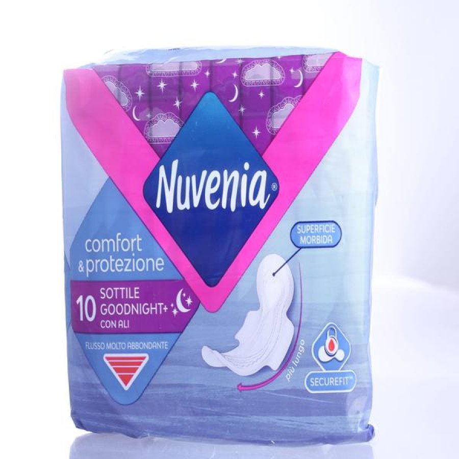 Nuvenia Comfort & Protezione - Assorbente Sottile Con Ali Notte 10 assorbenti