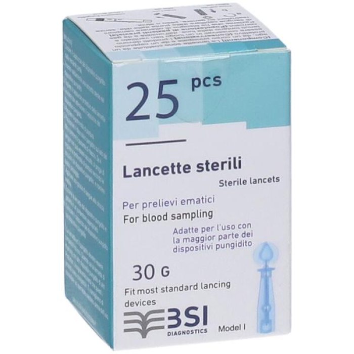 Lancette Pungidito Icontrol G Mini Safety Lancets Gauge 30 25 Pezzi