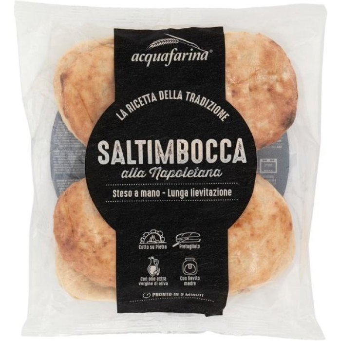 Pane Saltimbocca box 4x150 g - pane tipo saltimbocca morbido pronto da farcire