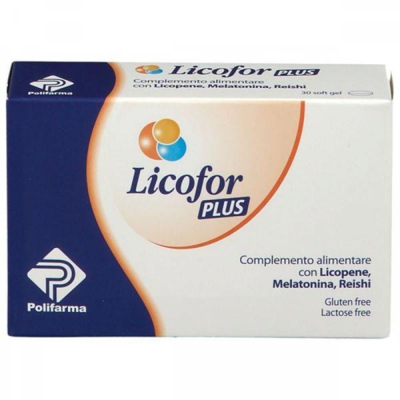Licofor Plus Integratore Antiossidante con Licopene e Vitamine, Confezione da 30 Capsule