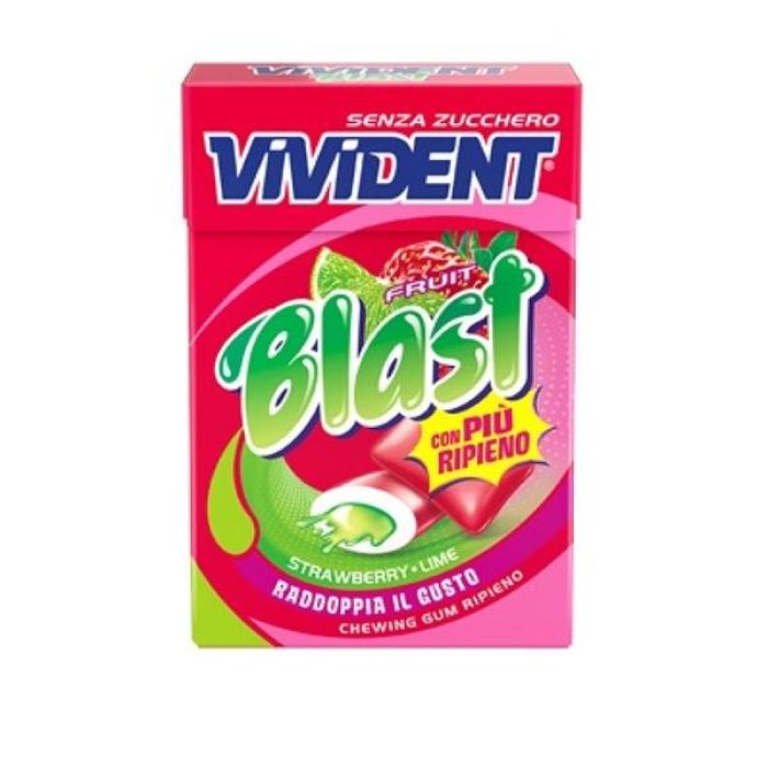 Vivident Fruit Blast 30 g - chewing gum alla frutta senza zucchero