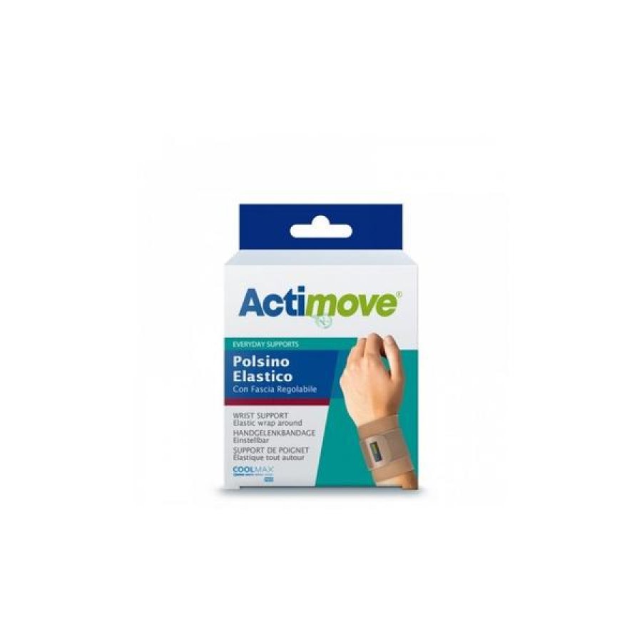 Actimove Everyday Tutore Polso Regolabile – Supporto Polso Anatomico per Dolore, Distorsioni e Sostegno Quotidiano