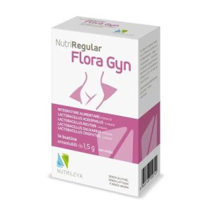 Nutriregular Flora Gyn integratore probiotico per l’equilibrio della flora vaginale donna 14 bustine