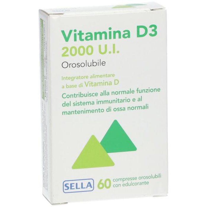 Sella Vitamina D3 2000 U.I. Integratore Alimentare 60 compresse