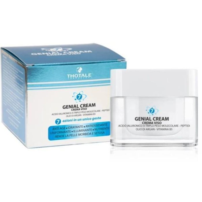 Thotale Genial Cream Crema Viso 7 Azioni Anti Age e Illuminante 50 ml