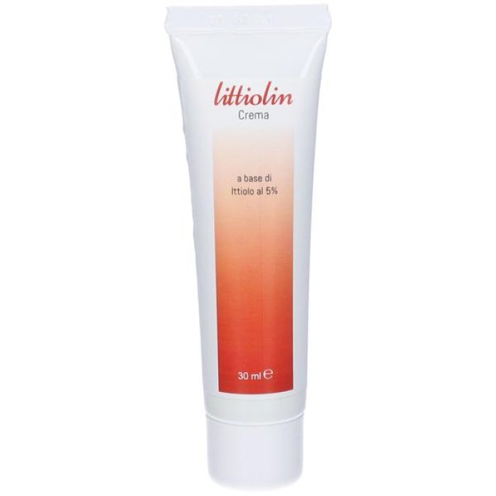LITTIOLIN Crema 30 ml Trattamento Dermatologico Lenitivo per Pelle Irritata e Arrossata