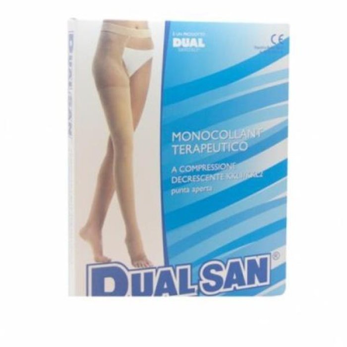 Dualsan Monocollant a Compressione Graduata KKL 1 Sinistro Punta Aperta Colore RAL 3