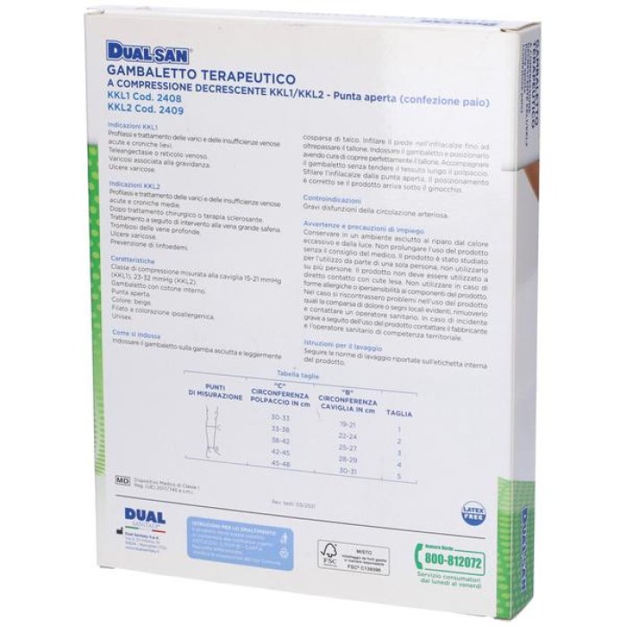 Tutore Ginocchio Monocollaterale Destro Dualsan KKL2 Regolabile per Stabilizzazione e Riabilitazione Legamenti