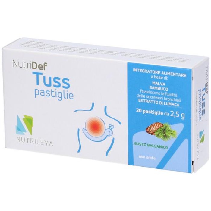 Nutridef Tuss SF Pino Mugo 20 pastiglie - pastiglie balsamiche per gola senza zucchero