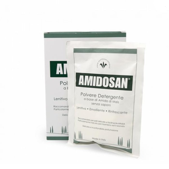 Amidosan Polvere Detergente Lenitiva Emolliente Rinfrescante 7 Bustine 40 G