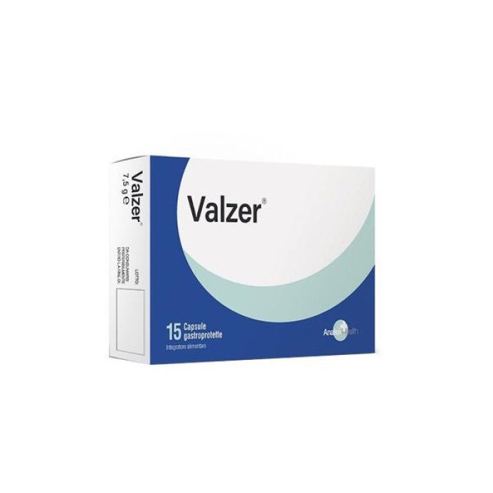 Valzer 15 capsule - integratore con melatonina, valeriana e passiflora per addormentamento e rilassamento
