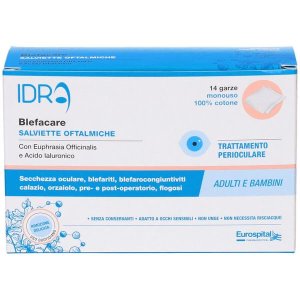 Eurospital Idra Blefacare - Salviette Oftalmiche 14 garze
