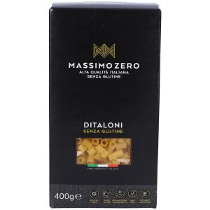 Massimo Zero Ditaloni Pasta Senza Glutine 400 g – Pasta di Mais e Riso per Celiaci