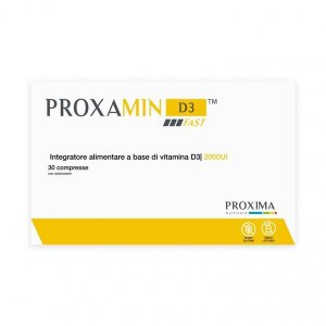 Proxamin D3 Fast Integratore di Vitamina D3 ad Alta Concentrazione 30 Compresse