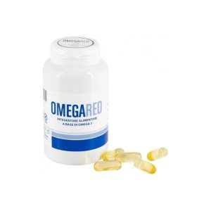 Omegared 60 Perle Integratore di Acidi Grassi Essenziali Omega Tre per Benessere di Cuore e Colesterolo