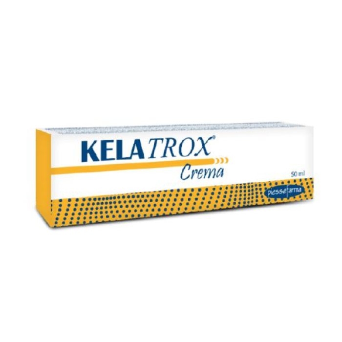 Kelatrox Crema 50 Millilitri Trattamento Cicatrici e Cheloidi Rigenerante Lenitiva per Pelle Delicata