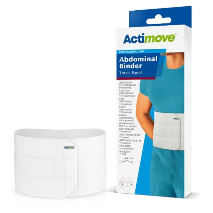 Actimove Fascia Addominale 9 Pollici 23 Centimetri Taglia Small – Cintura di Sostegno Post Operatorio per Addome e Schiena