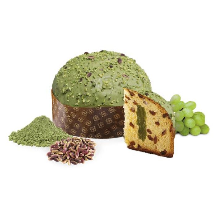 Panettone al Pistacchio 600 grammi Specialità Artigianale di Cuneo