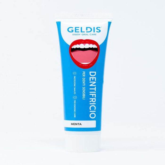 Geldis dentifricio menta fresca - dentifricio rinfrescante per igiene orale quotidiana