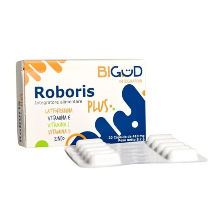 Bigud Roboris Plus 20 capsule - integratore in capsule per sostegno di energia e difese immunitarie
