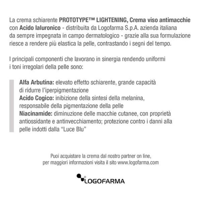PROTOTYPE Lightening Cream30ml