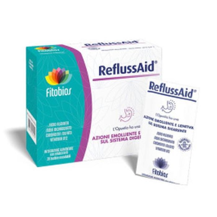 ReflussAid Dispositivo Medico Reflusso 20 Bustine Orosolubili per Bruciore di Stomaco e Reflusso Gastroesofageo