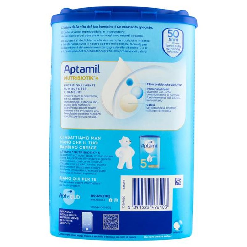 Aptamil 4 Latte di Crescita Latte in Polvere dal 24 °al 36 ° Mese Compiuto 830g