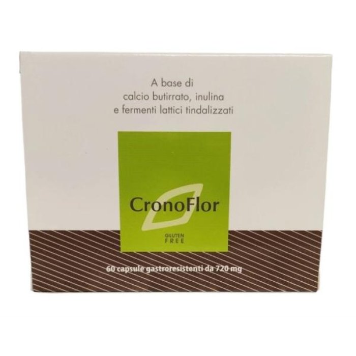 Cronoflor 60 Capsule Probiotico Integratore per Equilibrio della Flora Intestinale per Adulti e Bambini