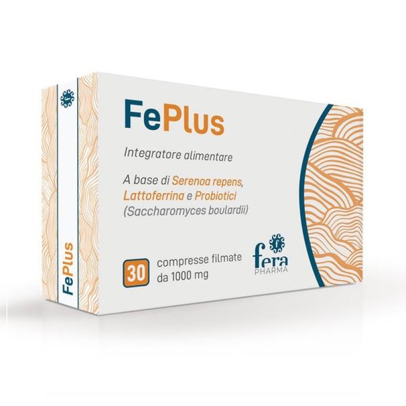 Feplus Integratore di Ferro e Vitamine in Compresse – Contribuisce alla Riduzione di Stanchezza e Affaticamento – Confezione da 30 Compresse