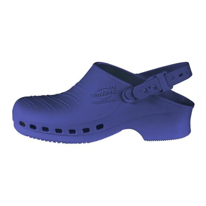 Scholl Nautilus PVC uomo blu numero 43 - zoccoli sanitari antiscivolo professionali